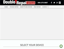 Tablet Screenshot of doubletrepair.com